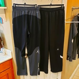 Lot 2 pair Jordan Mens basketball pants